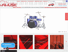 Tablet Screenshot of m4music.com